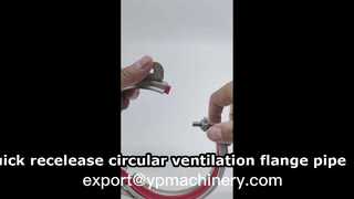 RVS 304 ringkanaalklem ventilatiebuisklem