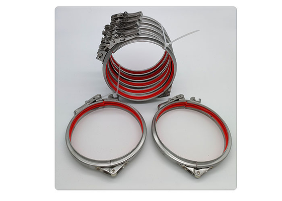 Van de de Buisslang van de handvat Spiraalvormige Snelle Versie de Klem Rode Verbinding Ring Stainless Steel 304/316