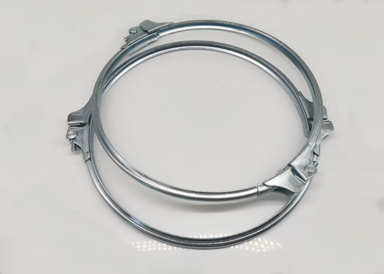 verbinden de 250mm Gegalvaniseerde Buisklemmen snel Trekkracht Ring With Sealant