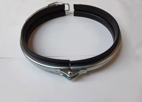 Gegalvaniseerd staal 200 mm snelvrijlopende ductklemmen V-band U-band