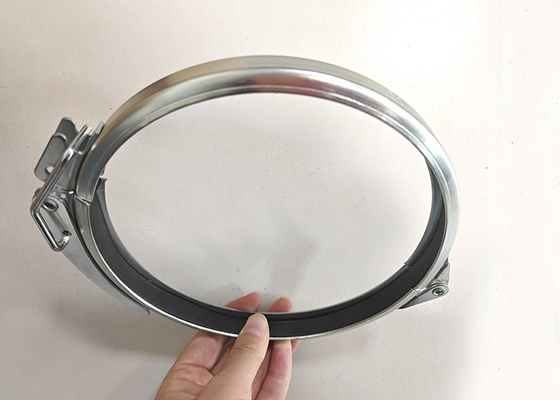180 mm ronde snel loskoppelende ductclamps Air V Band Ventilatie flensclamps