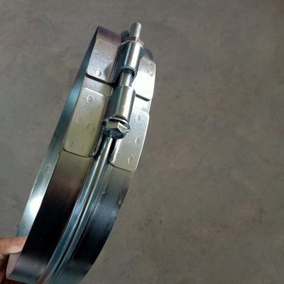 Ventilatie luchtleiding Metalen stalen gegalvaniseerde buisbout Breed klem