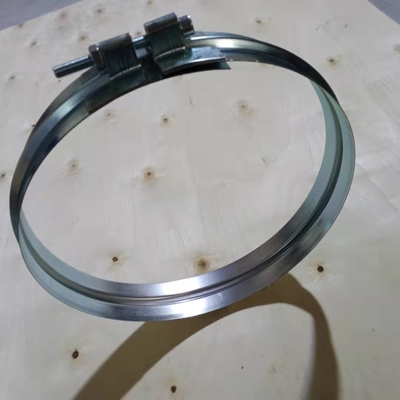 Havc Duct System Spiral Duct Clamps Rapid Lock Carbon Steel Wide Ring Clamps