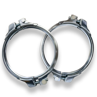 2.0 mm Dikte Clip Duct Clamp Zware flens Duct Pipe Clamp Met EPDM O Ring