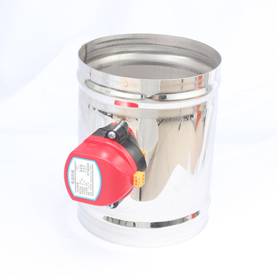 Roestvrijstalen elektrische luchtklep 51-400mm voor HVAC-zonering