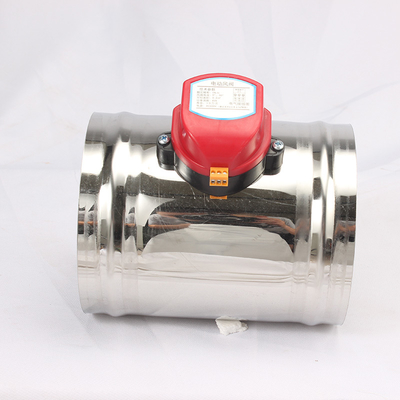 Roestvrijstalen elektrische luchtklep 51-400mm voor HVAC-zonering