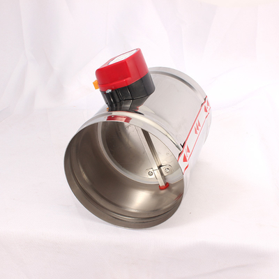 Roestvrijstalen elektrische luchtklep 51-400mm voor HVAC-zonering