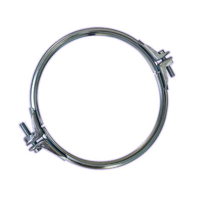 Zware pijpklemmen met verstelbare pakkingdikte en tweedelige structuur voor stofafzuigsystemen in SUS304