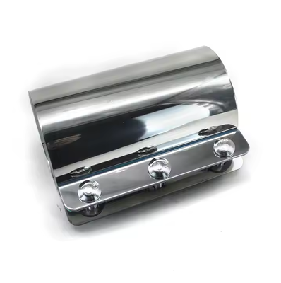 Stainless Steel Pneumatic Conveying Pipe Coupling With Silicone Seal For Plastic Pellet Vacuum Conveying.