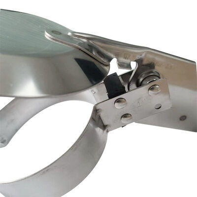 304 Stainless Steel Exhaust Stack Rain Cap with Counterweight Flap and Bumper Block for Tractor Exhaust Pipe