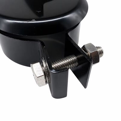 6 Inch Counterweight Exhaust Rain Cap Matte Black Exhaust Flapper Cap for Tractor Heavy Machinery