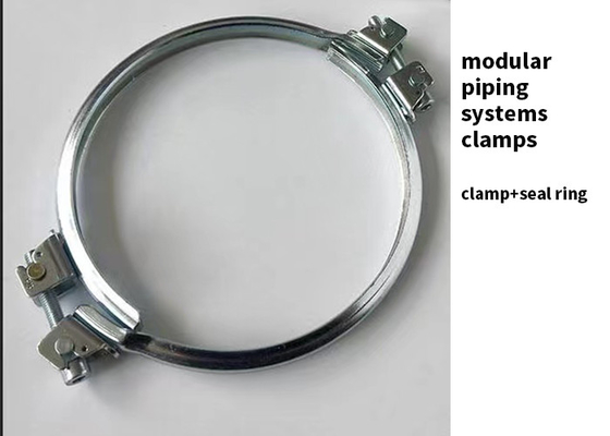 Modulaire Luchtdichte Gegalvaniseerde de Pijpklem V Klem 16mm van Leidingensystemen van de Groefpijp