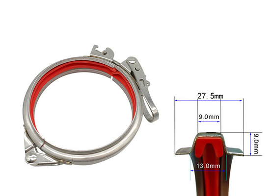 1.0mm Oem Buis de Pijpklem van de 8 Duim Snelle Versie Regelbaar voor HAVC