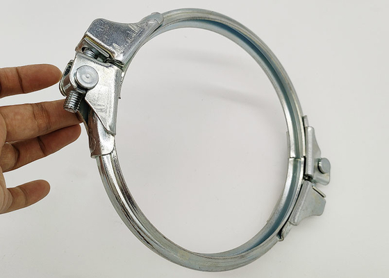 150 mm ronde koolstofstalen V-groefklem met onafhankelijke afdichtringbout
