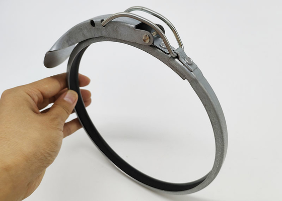Vlekvrye staal 304 600 mm gegalvaniseerde buisklem met afdichting