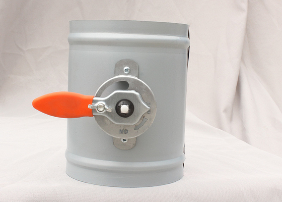 Handmatig gegalvaniseerd stalen platte hvac duct zone dempers met rubberen handschoenen