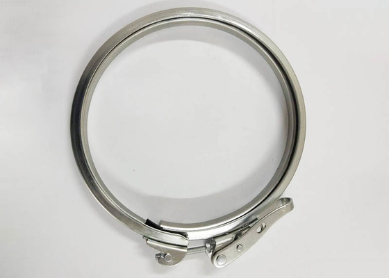 Luchtdichte gegalvaniseerde snelvrijstellende buisklem Quick Connect Clip 1,0 mm dikte