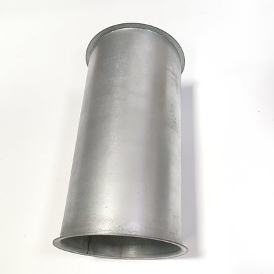 Verzinkte plaat stof extractie buis stofopvang proces ventilatie Flanged ducting