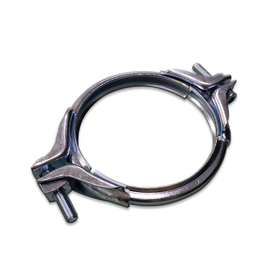 Dubbelbout zware buisclampen Ductclamps voor flensysteemdikte 2,0 mm