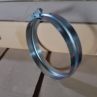 Havc Duct System Spiral Duct Clamps Rapid Lock Carbon Steel Wide Ring Clamps