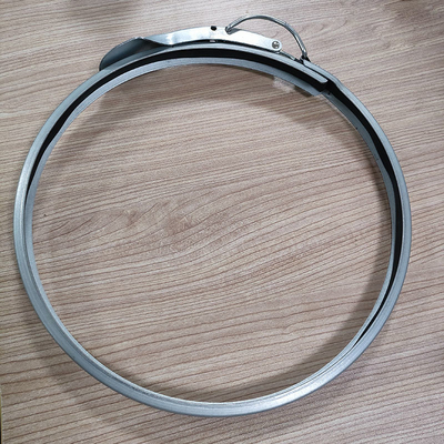 5 inch ID gegalvaniseerde duct roll klem snel loslaten buis klem gegalvaniseerd staal