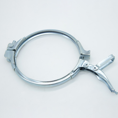 Flankenbuis compatibel zware buizen klampen gegalvaniseerd afwerking 1,0 mm dikte
