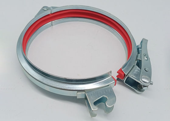 Rubber Verzegelend Ring Dust Removal Flange 120mm Gegalvaniseerde Pijpklem voor Verbinding